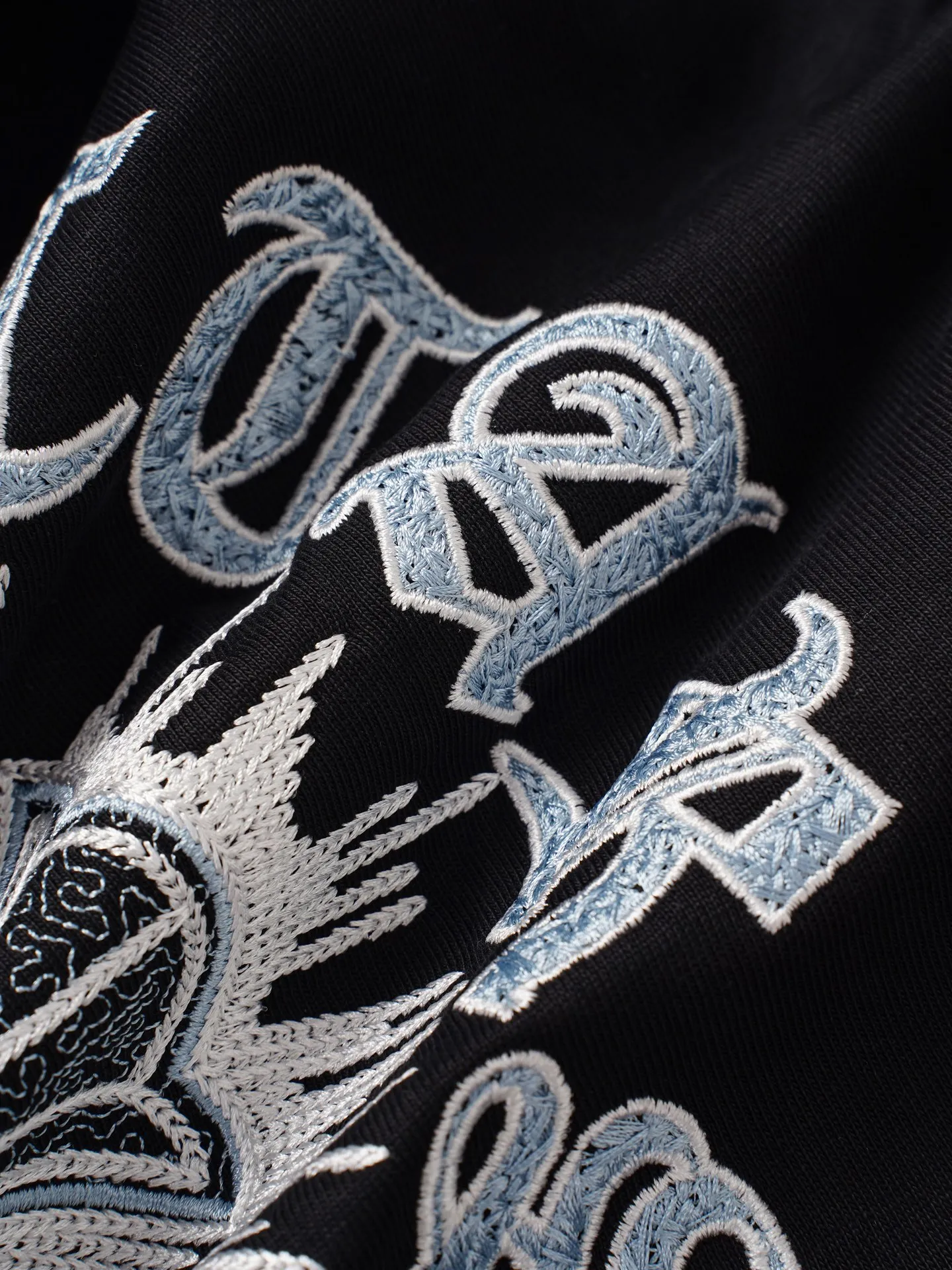 【 】 Chrome Hearts/ T 32 ， ， ， ！！ ， ！ # ， ； 。 oversize ， ！ ， ！ “ ” 💏 :Black White Size:S-XL